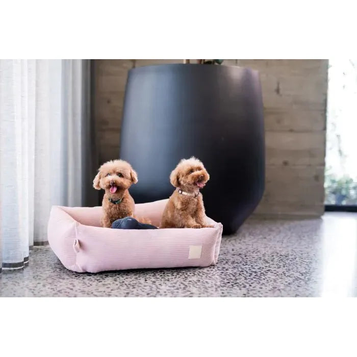 FUZZYARD LIFE SMALL CORDUROY BED - SOFT BLUSH