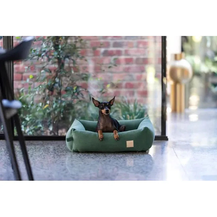 FUZZYARD LIFE SMALL CORDUROY BED - MYRTLE GREEN