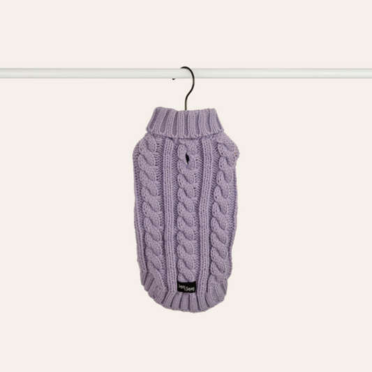 DAN & SAM LAVENDER KNITTED SWEATER