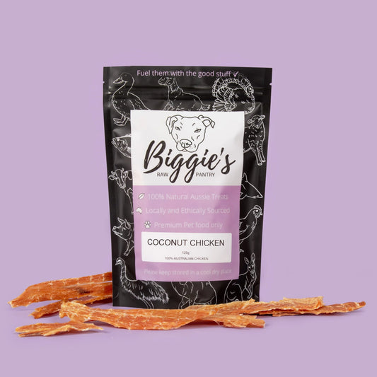 BIGGIE'S RAW PANTRY COCONUT CHICKEN 125G