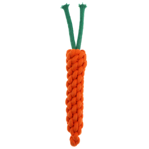 COUNTRY TAILS ROPE TOY - CARROT